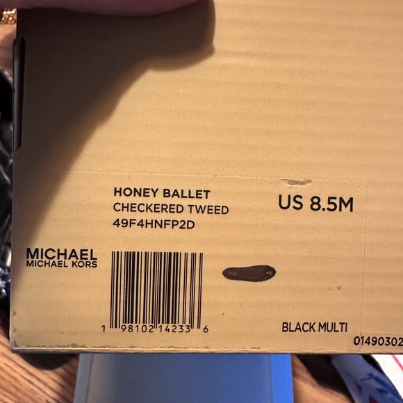 Michael Kors Black Tweed Ballet Flats - Picture 5 of 7